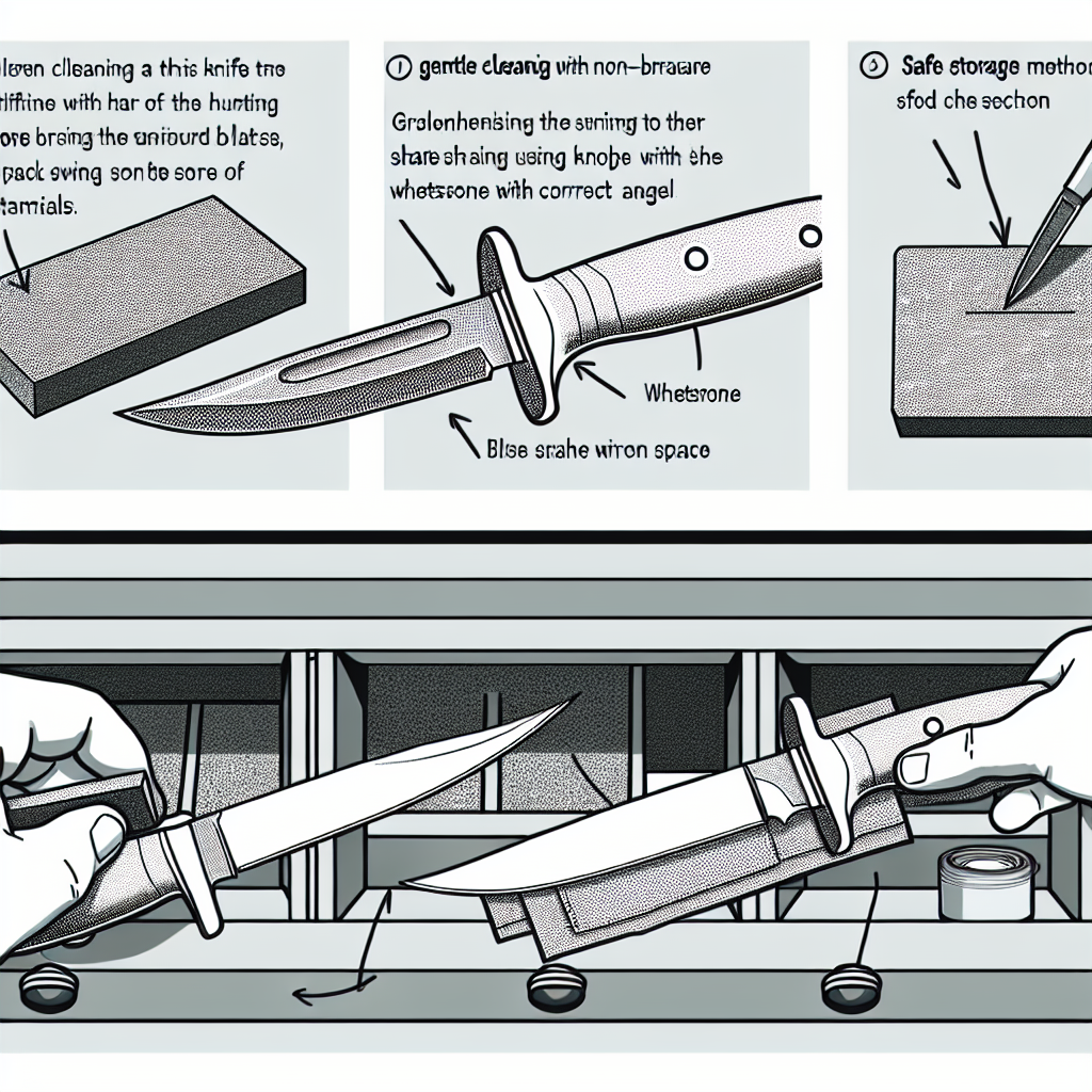 Caring for Your Hunting Knife: Cleaning, Sharpening, and Storage Tips