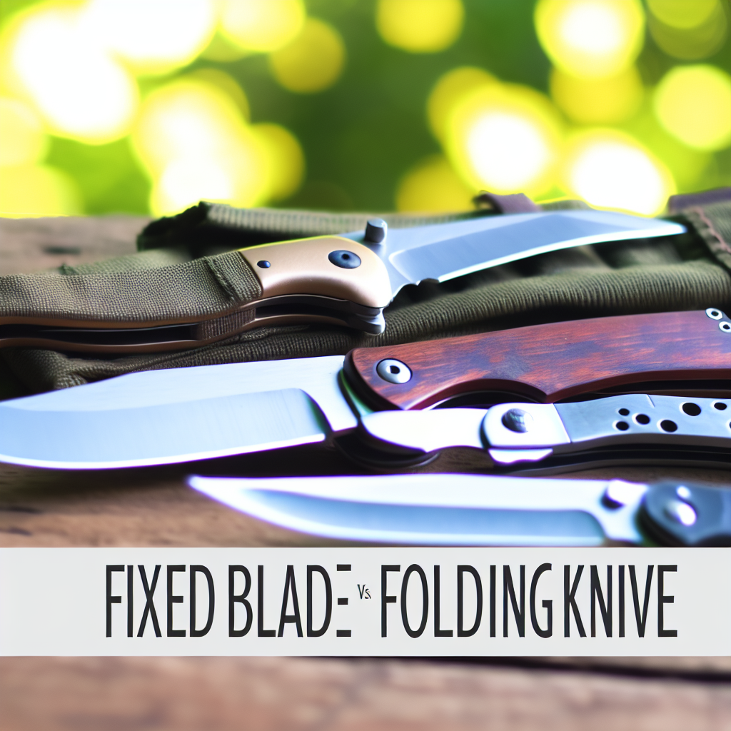 Fixed Blade vs. Folding Knives: Which Is Better for You?