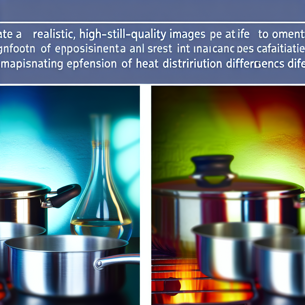How Heat Distribution Differs in Stainless Steel and Aluminum Cookware