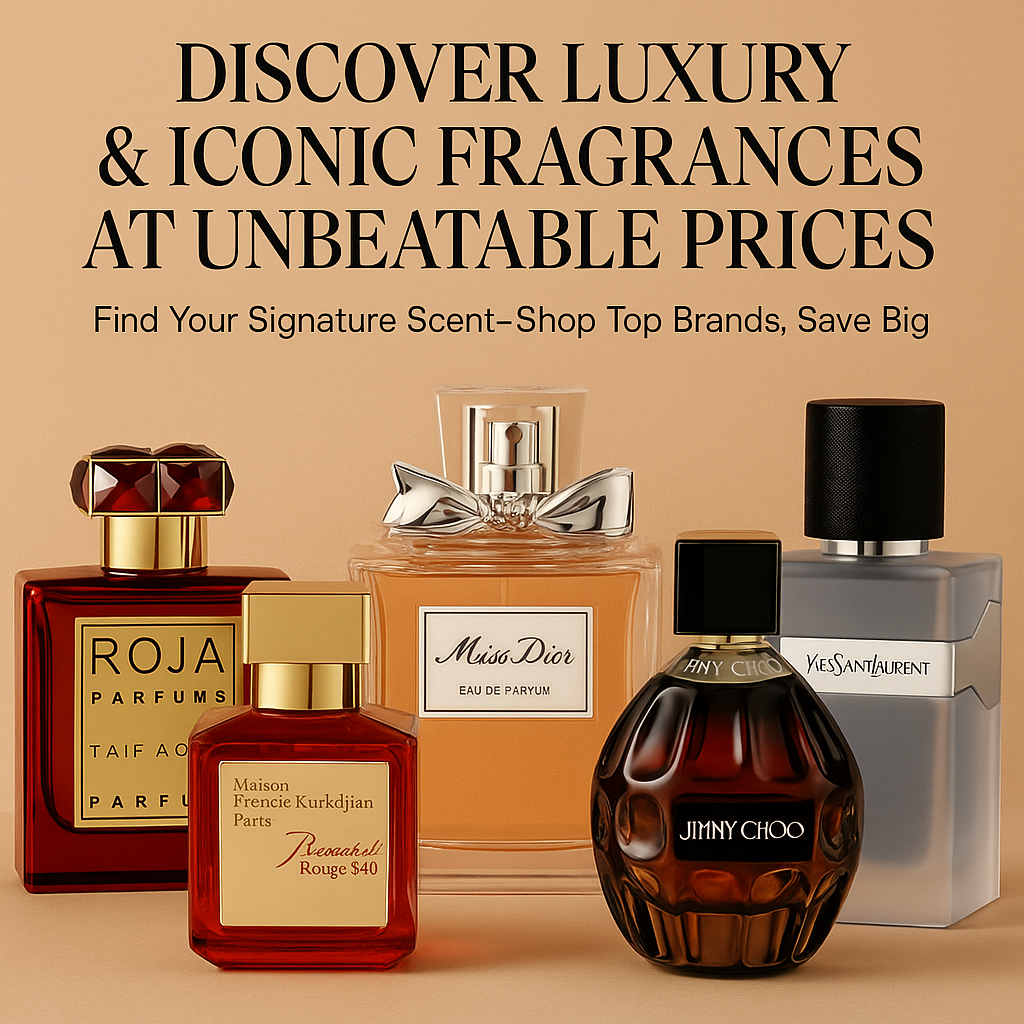 Discover Luxury & Iconic Fragrances at Unbeatable Prices