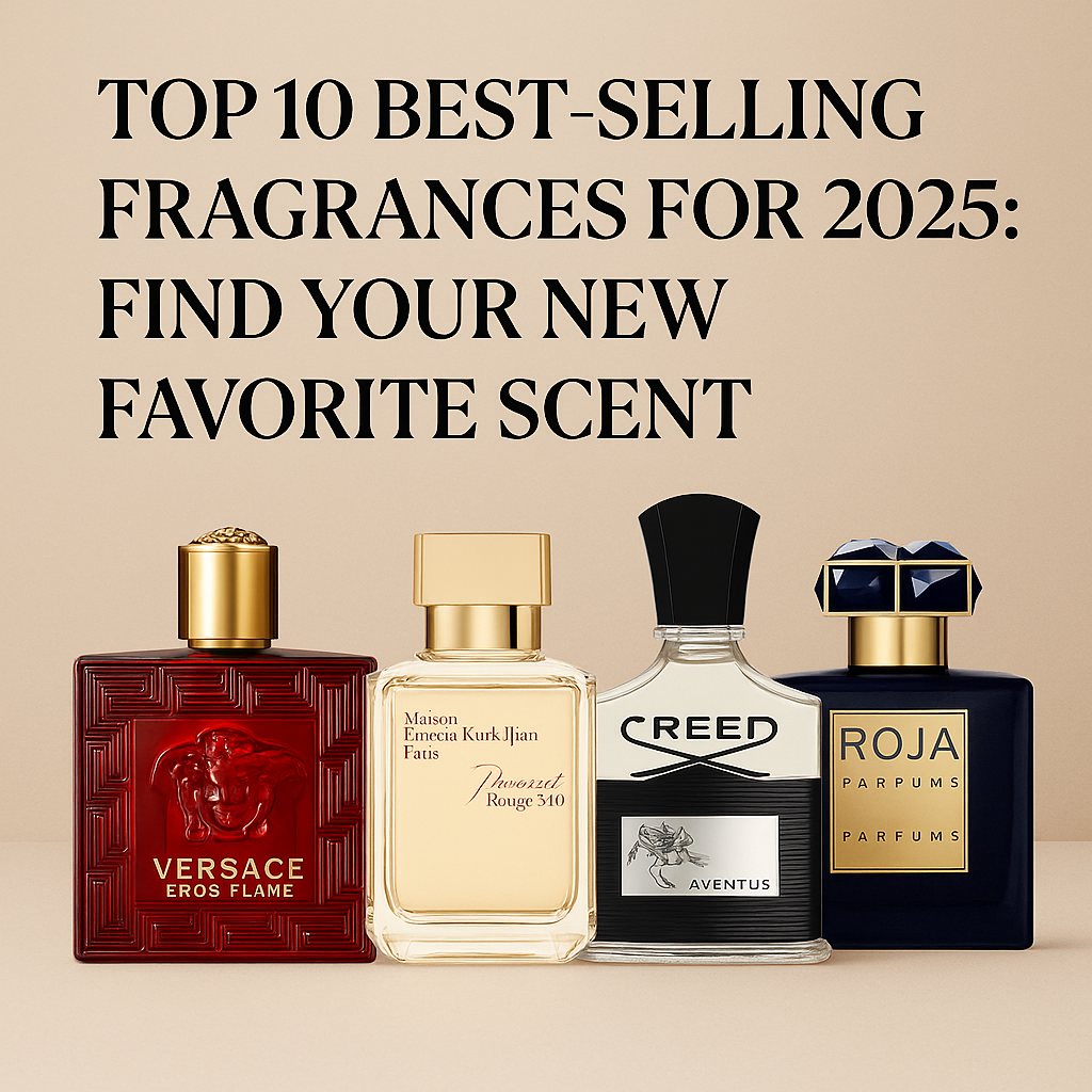 Top 10 Best-Selling Fragrances for 2025: Find Your New Favorite Scent