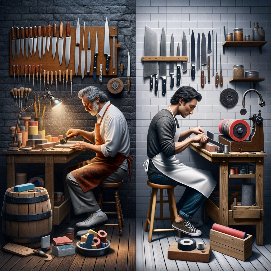 What Sets Professional Knife Sharpeners Apart From DIY Methods
