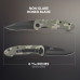 Rostfrei Liner Lock Knife with Camouflage Coated Aluminum Handle