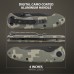 Rostfrei Liner Lock Knife with Camouflage Coated Aluminum Handle