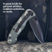 Rostfrei Liner Lock Knife with Camouflage Coated Aluminum Handle