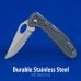 Rostfrei Lockback Knife with Titanium Gray Finished Aluminum Handle