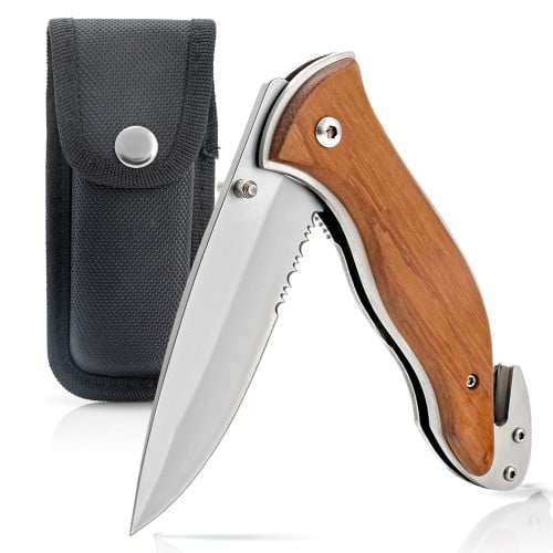 Rostfrei Bead-Blasted 420 Stainless Steel Blade Liner Lock Knife