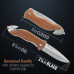 420 Stainless Steel Blade Liner Lock Knife with Laser Engraving