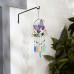 GLASS LEAVES WIND CHIME - BUTTERFLY IRON ORNAMENT