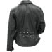 Fully Lined Ladies Buffalo Leather Motorcycle Jacket - Large