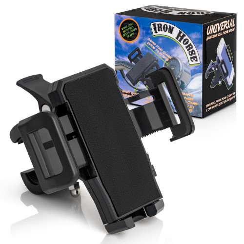 Adjustable Motorcycle/Bicycle Phone Mount with 360 Degree Swivel