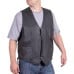 Buffalo Leather Vest with Conceal Carry Gun Pockets - Size X-Large