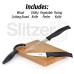 Slitzer Germany 4pc Food Prep Set with Stainless-Steel Blades