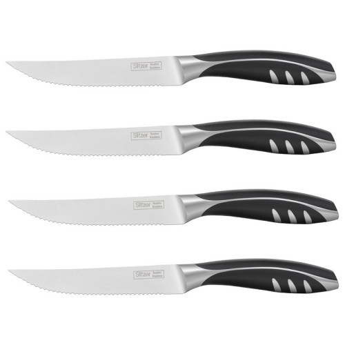 Slitzer Germany 4pc Stainless Steel Steak Knife Set