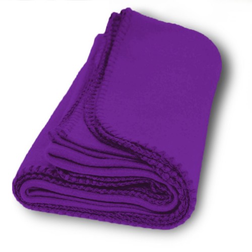 Polar Fleece 50"x 60" Polyester Blanket Purple