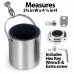 Diamond Plate Stainless Steel Motorcycle Cup Holder -
