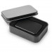 Matte Black Finish Star Lighter in Black Tin Case - As is Item