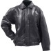 Giovanni Navarre Black Buffalo Leather Bomber Jacket - Size Small