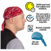 Diamond Plate 6pc Assorted Paisley Cotton Skull Cap Set