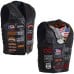 Motorcycle Vests in Buffalo Leather w. Patches - Size 3X