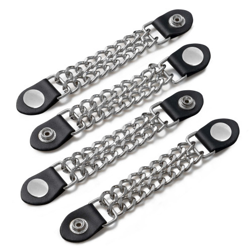 Diamond Plate 4pc Vest Extender Set  with Plain Snaps