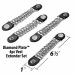 Diamond Plate 4pc Vest Extender Set  with Plain Snaps