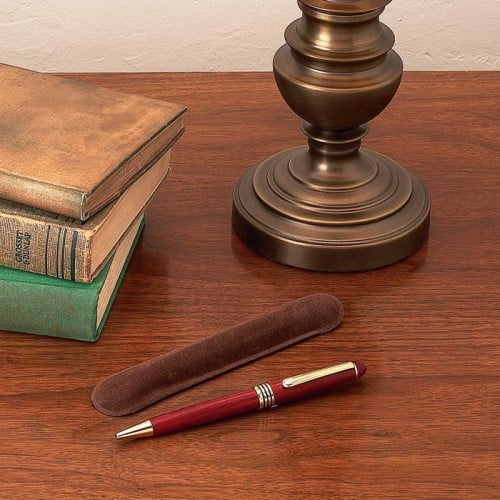 Alex Navarre Rosewood Twist Action Executive Pen with Brass Clip