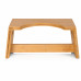 Cool Stool by MAXAM Bamboo Toilet Stool with Non-Skid Feet