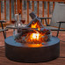 Decorative Firewood for Gas and Propane Powered Outdoor Fire Pits