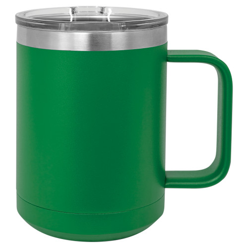 15 Ounce Green Polar Camel Stainless Steel, Double Wall Vacuum Mug 