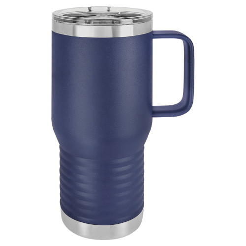 20 Ounce Navy Blue Polar Camel Stainless Steel Vacuum Mug - Slider Lid