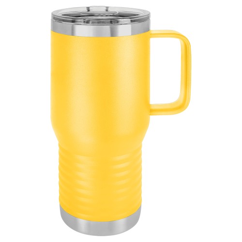 20 Ounce Yellow Polar Camel Stainless Steel Vacuum Mug - Slider Lid