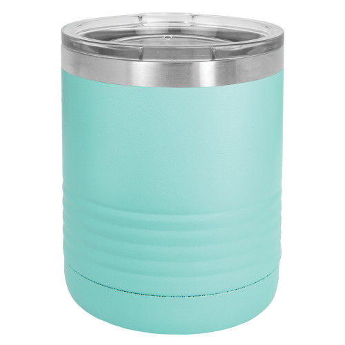 10 Ounce Stainless Steel Teal Polar Camel Travel Mug with Lid