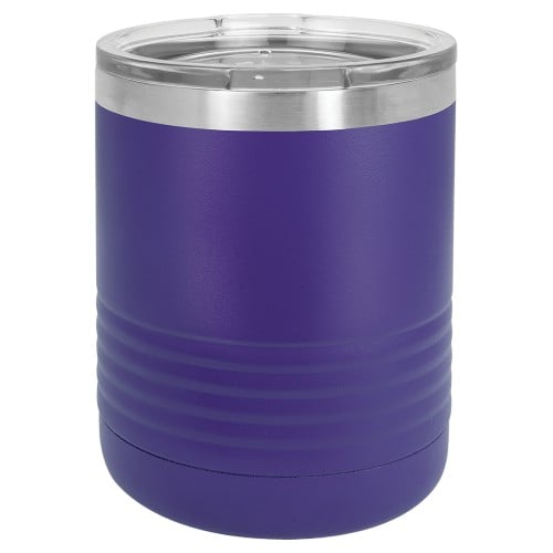 10 Ounce Stainless Steel Purple Polar Camel Travel Mug with Lid