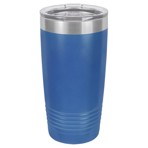 20 Ounce Stainless Steel Royal Blue Polar Camel Tumblers with Lid