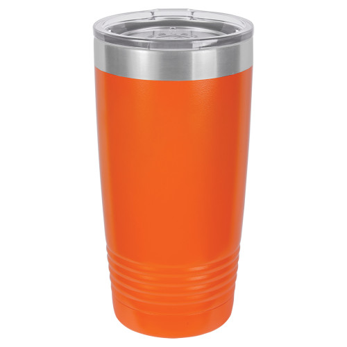 20 Ounce Stainless Steel Orange Polar Camel Tumblers with Lid