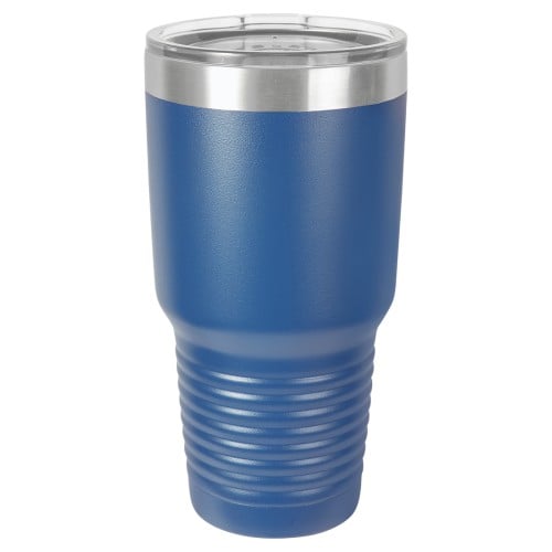 30 Ounce Stainless Steel Royal Blue Polar Camel Tumblers with Lid