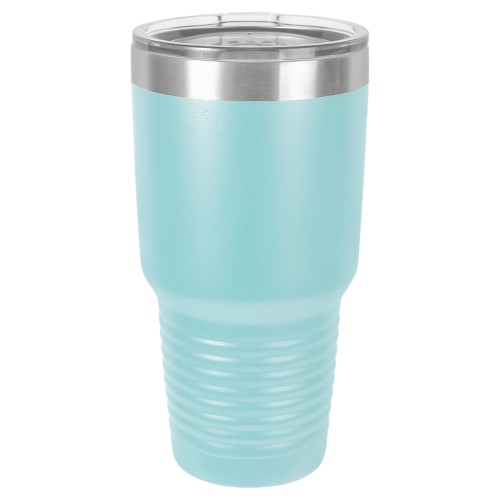30 Ounce Stainless Steel Lite Blue Polar Camel Tumblers with Lid