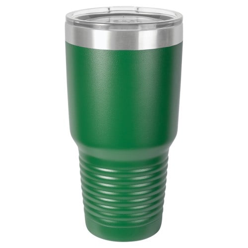 30 Ounce Stainless Steel Green Polar Camel Tumblers with Lid