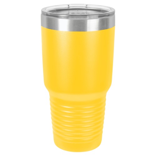 30 Ounce Stainless Steel Yellow Polar Camel Tumblers with Lid