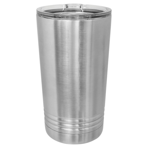 16 Ounce Stainless Steel Polar Camel Pint with Slider Lid