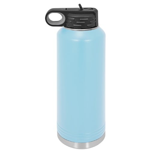 40 Ounce Stainless Steel Lite Blue Polar Camel Water Bottle