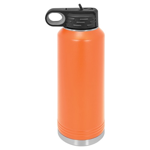 40 Ounce Stainless Steel Orange Polar Camel Water Bottle