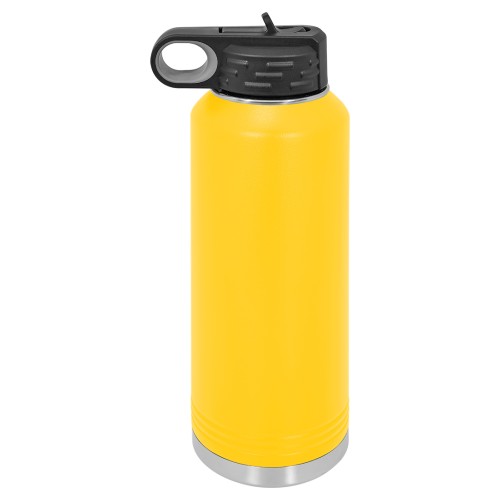 40 Ounce Stainless Steel Yellow Polar Camel Water Bottle