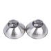 Chefmaster 2pc 6" Stainless Steel Grill Dome Cover Set  with Handle