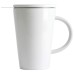 Wyndham House 13.5 oz White Porcelain Tea Steeping Mug
