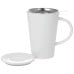 Wyndham House 13.5 oz White Porcelain Tea Steeping Mug with Custom Pad Print