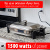 16-In Stainless-Steel Electric Skillet with Handles and Cover - KTES4
