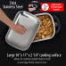 16-In Stainless-Steel Electric Skillet with Handles and Cover - KTES4