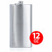 Maxam 12 oz Stainless Steel Flask with Logo Custom Pad Print